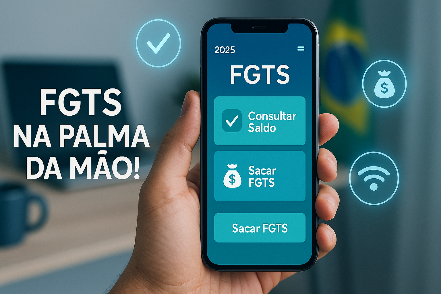 Como Consultar e Sacar o FGTS Online: Guia Prático 2025